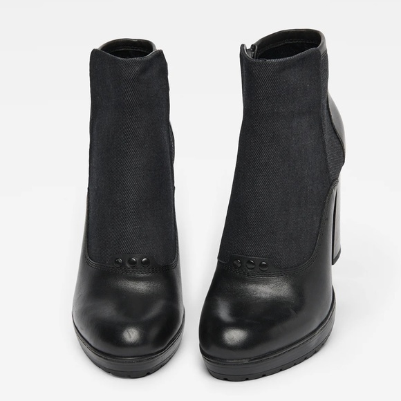 G Star RAW Guardian Boot WMN BLK US 6 EU 37 Worn1x - Picture 7 of 13
